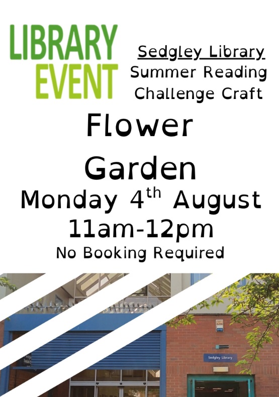 Sedgley Library - Flower Garden Craft